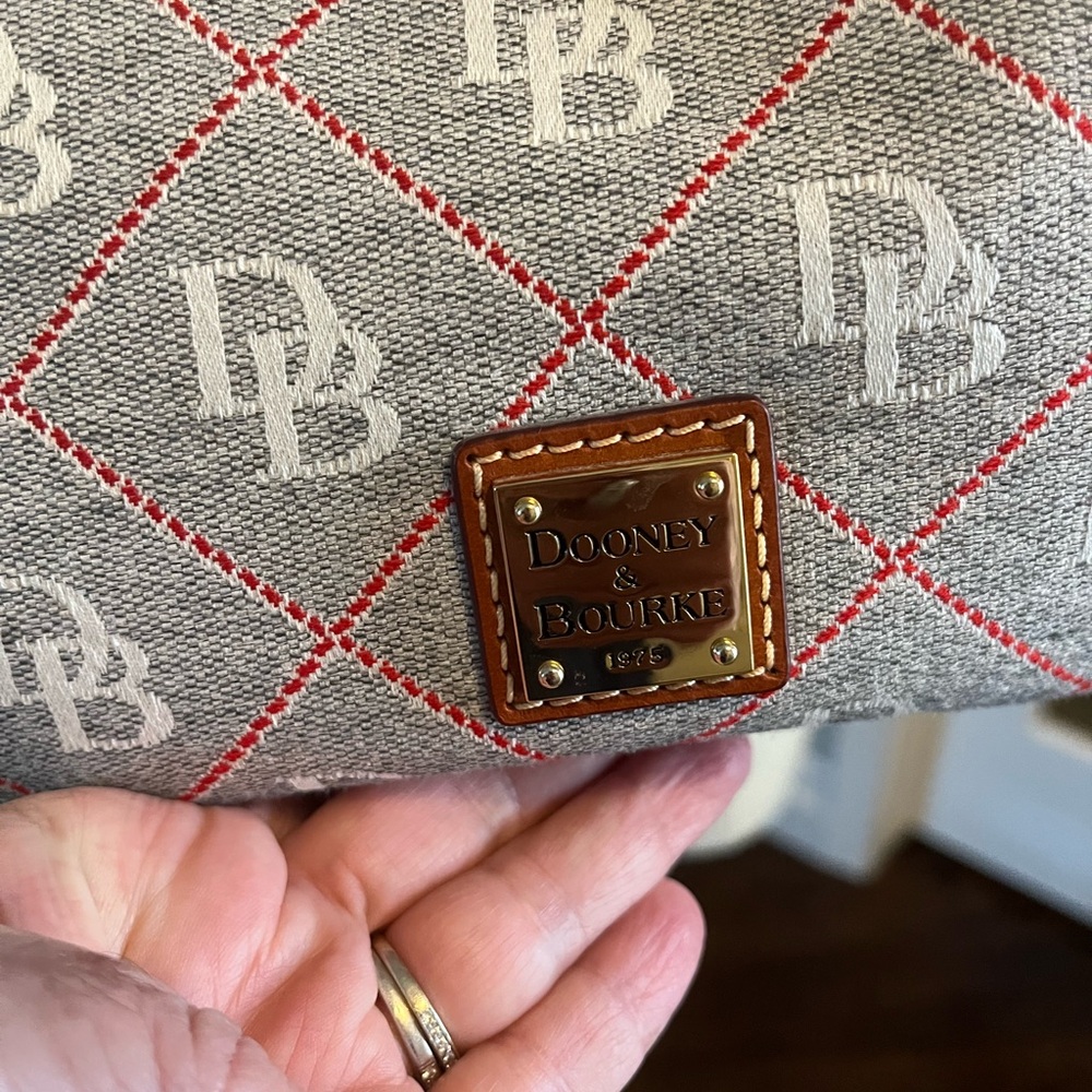 Dooney & Bourke Logo Backpack with Tassels, NWOT - Picture 7 of 12